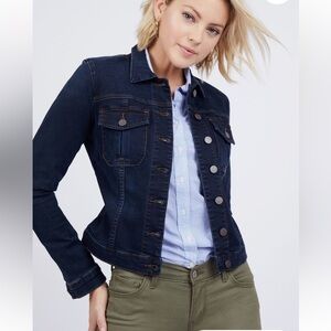 Kut From the Kloth Amelia Jean Jacket Womens Dark Wash Size Small Like NEW